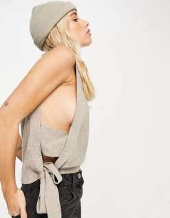 Urban Revivo Knitted Vest In Khaki For Women 9 Urban Revivo Knitted Vest In Khaki For Women -Urban Revivo Sales unnamed file 2370