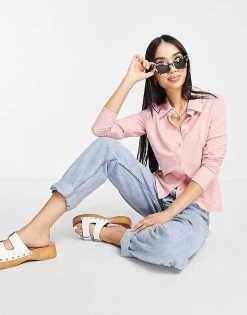 Urban Revivo Fitted Shirt In Pink For Women -Urban Revivo Sales unnamed file 2376