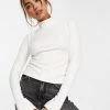 Urban Revivo Polo Neck Long Sleeve Top In White For Women -Urban Revivo Sales unnamed file 2378
