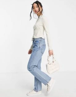 Urban Revivo Ruched Detail Top In Off White For Women -Urban Revivo Sales unnamed file 2386