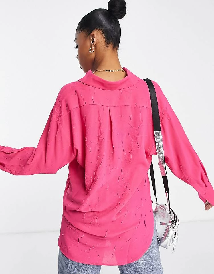 Urban Revivo Shirt In Pink For Women 4 Urban Revivo Shirt In Pink For Women - Image 2