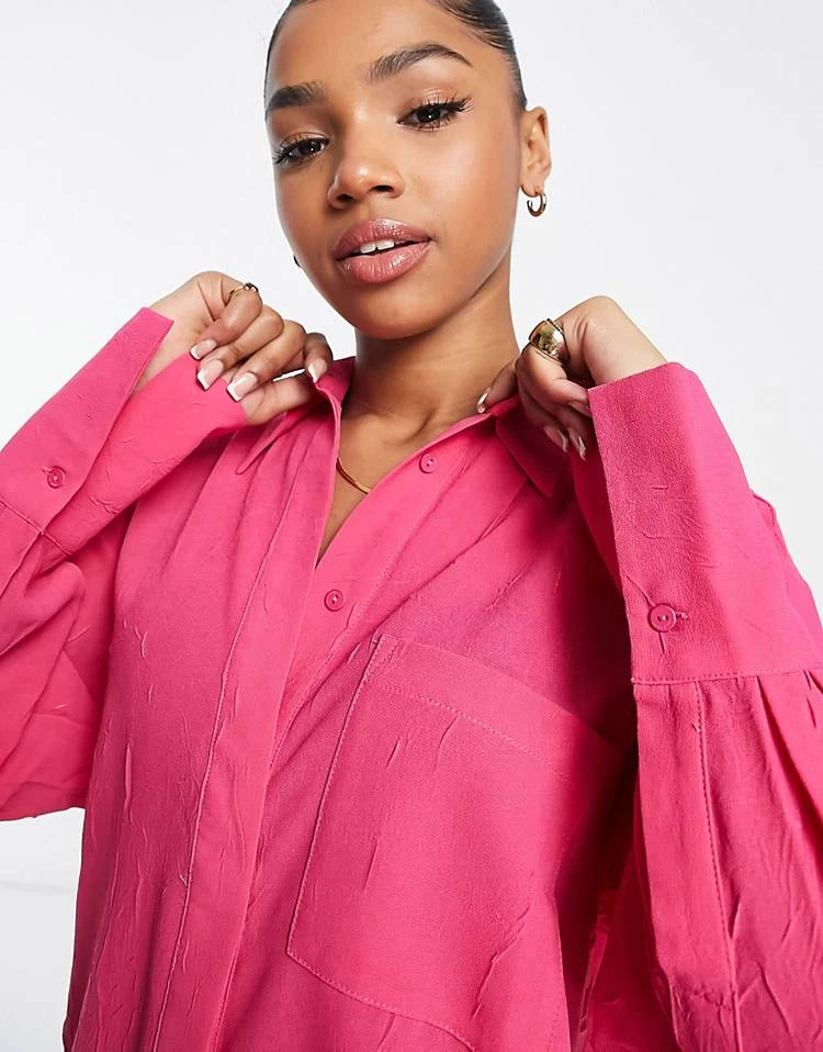 Urban Revivo Shirt In Pink For Women 5 Urban Revivo Shirt In Pink For Women - Image 3