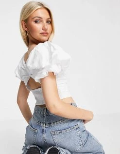 Urban Revivo Twist Front Blouse In White For Women -Urban Revivo Sales unnamed file 2450