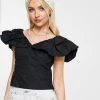 Urban Revivo Corset Detail Top In Black For Women -Urban Revivo Sales unnamed file 2498