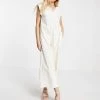 Urban Revivo Cap Sleeve Jumpsuit In Off White For Women -Urban Revivo Sales unnamed file 25