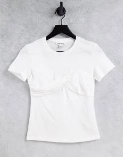 Urban Revivo Bustier Detail T-shirt In White For Women 11 Urban Revivo Bustier Detail T-shirt In White For Women -Urban Revivo Sales unnamed file 2547