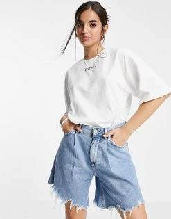 Urban Revivo Classic T-shirt In White For Women