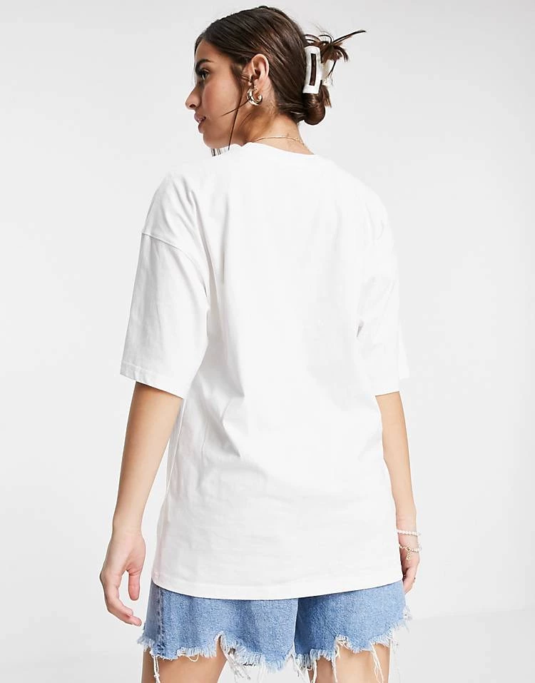 Urban Revivo Classic T-shirt In White For Women 4 Urban Revivo Classic T-shirt In White For Women - Image 2
