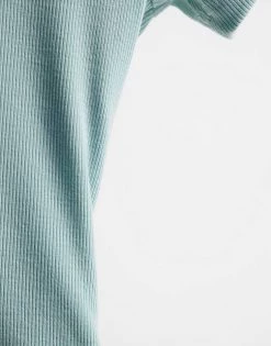 Urban Revivo Twist Front T-shirt In Dark Aqua Green For Women -Urban Revivo Sales unnamed file 2621