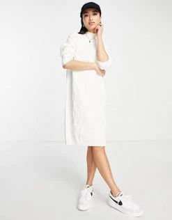 Urban Revivo High Neck Knitted Midi Dress In White For Women -Urban Revivo Sales unnamed file 329