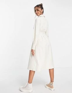 Urban Revivo Button Down Shirt Midi Dress In White For Women -Urban Revivo Sales unnamed file 418