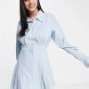 Urban Revivo Shirt Mini Dress In Blue For Women -Urban Revivo Sales unnamed file 430