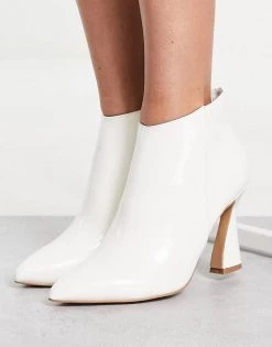 Urban Revivo Heeled Ankle Boot In White For Women -Urban Revivo Sales unnamed file 658