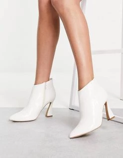 Urban Revivo Heeled Ankle Boot In White For Women -Urban Revivo Sales unnamed file 659