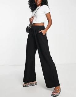 Urban Revivo Flare Trousers In Black For Women -Urban Revivo Sales unnamed file 684