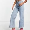 Urban Revivo Wide Leg Jeans In Light Blue For Women -Urban Revivo Sales unnamed file 700