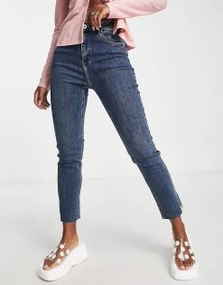 Urban Revivo Mom Jeans In Dark Blue For Women -Urban Revivo Sales unnamed file 739