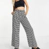 Urban Revivo Wide Leg Trousers In Houndstooth For Women Grey Checkered 2 Urban Revivo Wide Leg Trousers In Houndstooth For Women Grey Checkered -Urban Revivo Sales unnamed file 760