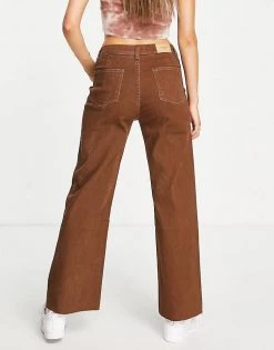 Urban Revivo Straight Leg Jeans In Brown For Women -Urban Revivo Sales unnamed file 791