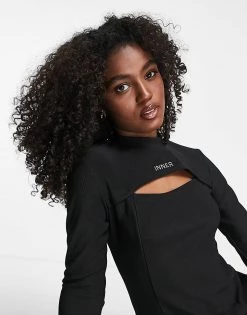 Urban Revivo Mini Dress With Front Split In Black For Women 10 Urban Revivo Mini Dress With Front Split In Black For Women -Urban Revivo Sales unnamed file 83