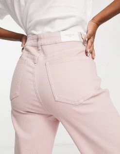 Urban Revivo Wide Leg Jeans In Light Pink For Women -Urban Revivo Sales unnamed file 861