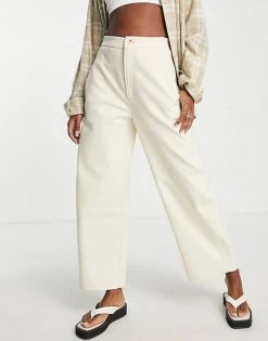 Urban Revivo Trousers In White For Women