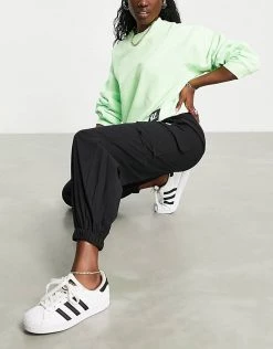 Urban Revivo Sporty Drawstring Trousers In Black For Women -Urban Revivo Sales unnamed file 912