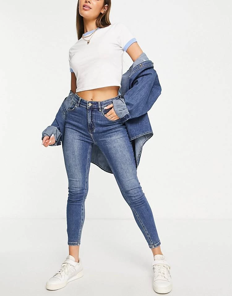 Urban Revivo Skinny Jeans In Blue For Women 5 Urban Revivo Skinny Jeans In Blue For Women - Image 3