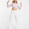 Urban Revivo Plisse Wide Leg Trousers In Off White For Women -Urban Revivo Sales unnamed file 964
