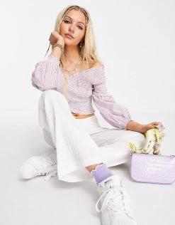 Urban Revivo Plisse Wide Leg Trousers In Off White For Women -Urban Revivo Sales unnamed file 967