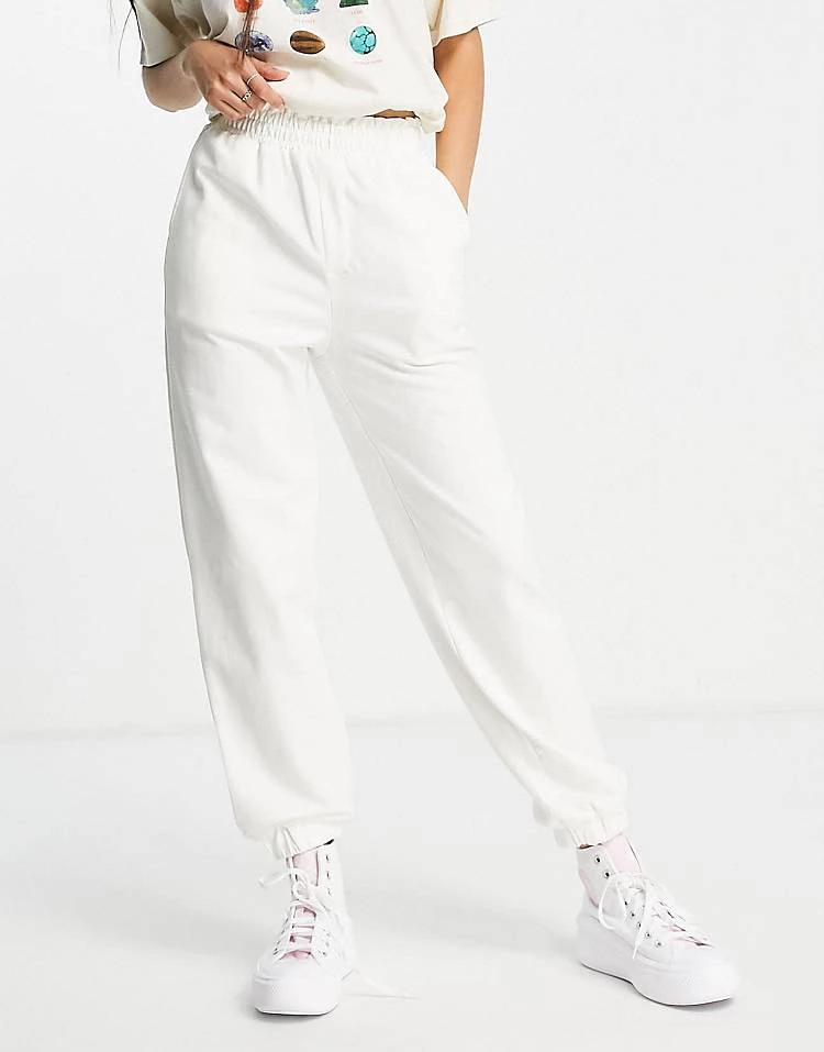 Urban Revivo Jogger Trousers In White For Women 3 Urban Revivo Jogger Trousers In White For Women