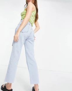 Urban Revivo Ripped Straight Leg Jeans In Blue For Women 10 Urban Revivo Ripped Straight Leg Jeans In Blue For Women -Urban Revivo Sales unnamed file 992